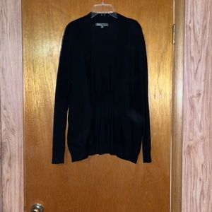 Long sleeve black shawl